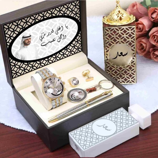 طقم رجالي فاخر بتصميم ماركة عالمية